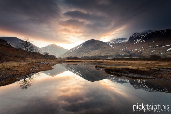 Sunrise at Wasdale in the Lake District